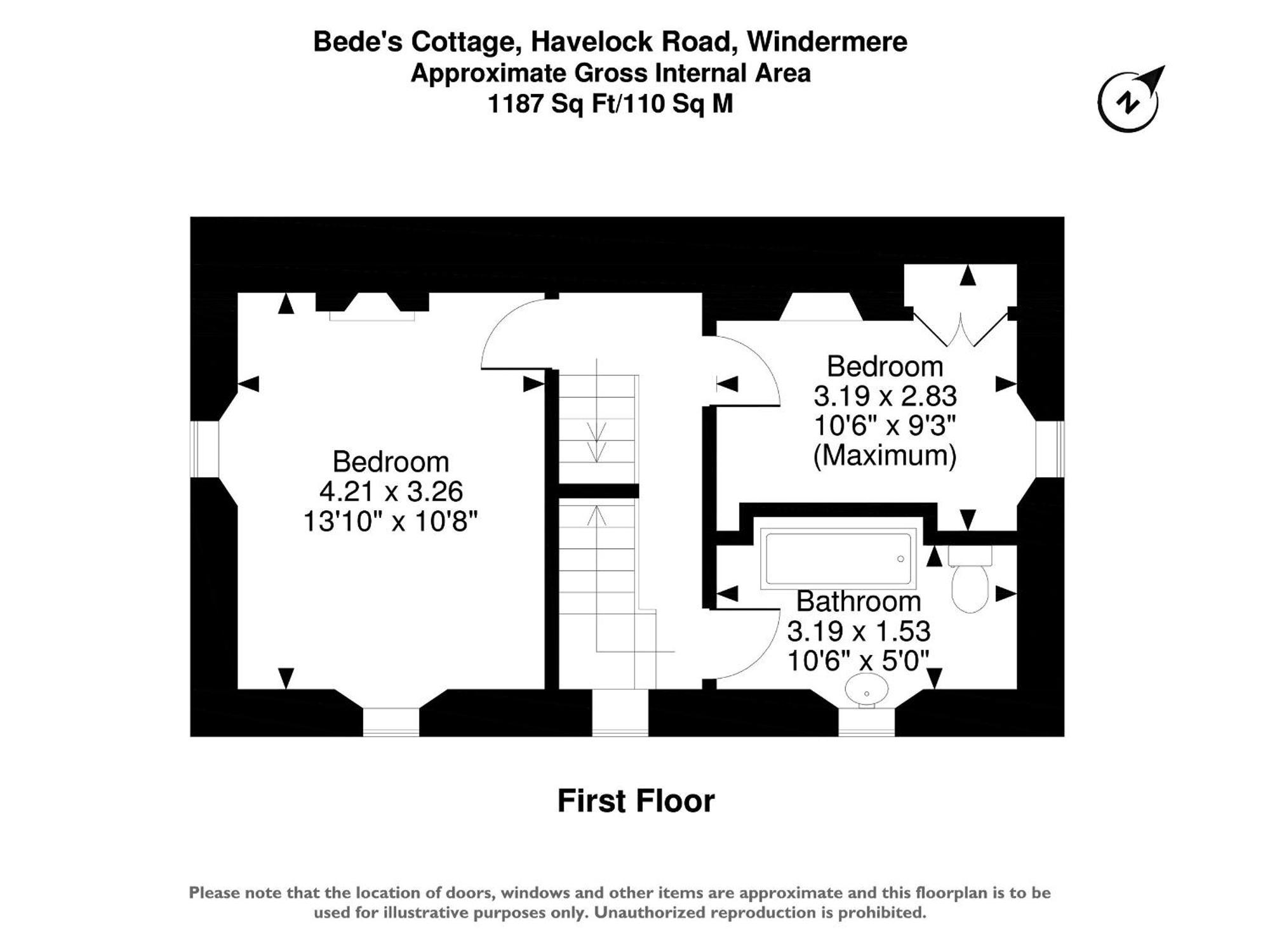 Bedes Cottage Windermere Exterior foto